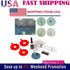 1 SET WINDSCREEN WINDSHIELD REPAIR TOOL DIY CAR WIND GLASS FOR CHIP CRACK FIX