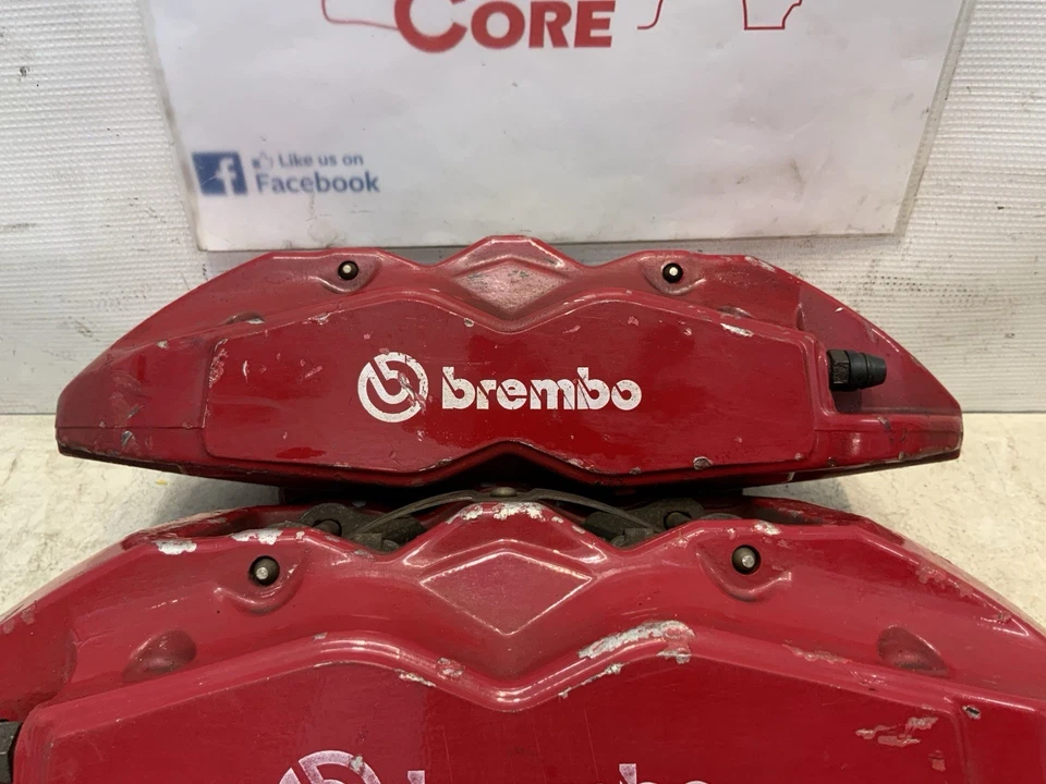 Par de pinzas de freno delanteras izquierda derecha Brembo Hyundai Genesis 2010-2016 Foto 3 de 4