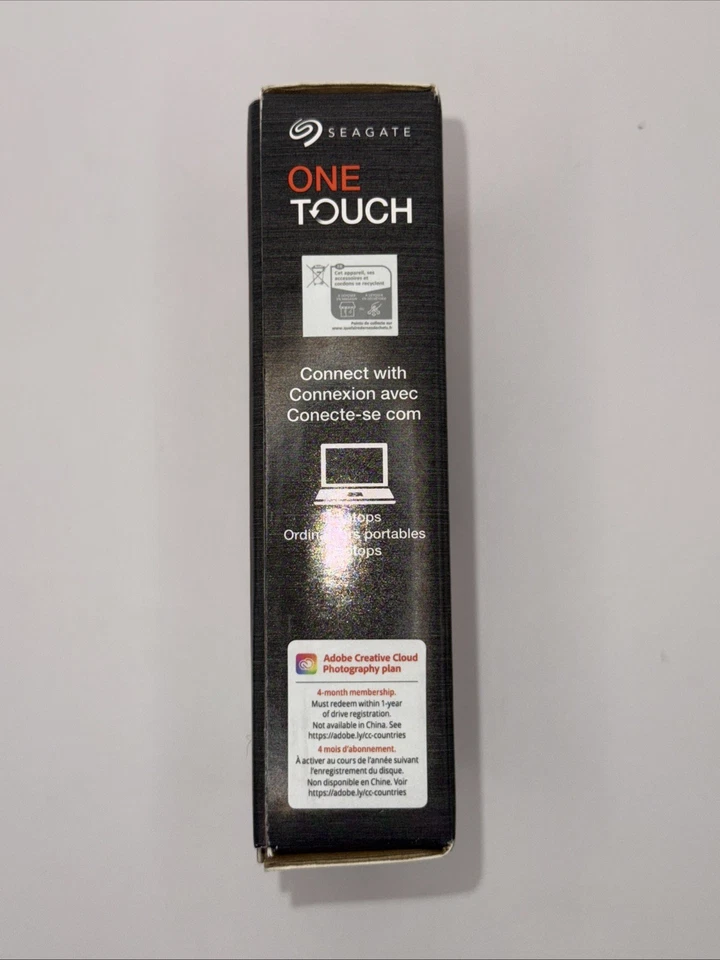 Seagate One Touch Portable Storage, 1TB, Brand New, Sealed Package, STKB1000400 - Image 3 of 4
