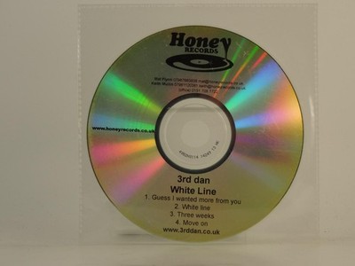 3RD DAN WHITE LINE (H1) 1 Track Promo CD Single including Plastic Sleeve HONEY R