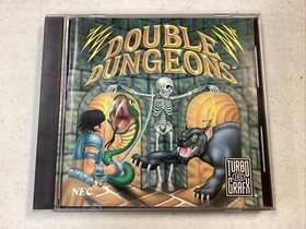 Double Dungeons (TurboGrafx-16, 1990) CIB Manual Tested