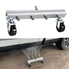 High Pressure Autos Under Body Chassis Washer 4 Spray Nozzle Water Gun Cleaning