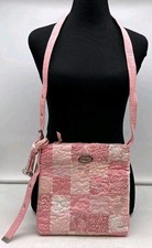 Donna Sharp, Pink Patchwork Adjustable Strap, Crossbody Bag, NWOT