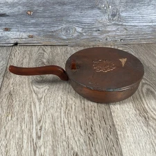 Vintage Copper Silent Butler Crumb Catcher Ash Collector Pan