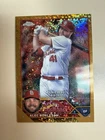 2023 Topps Chrome Gold  Refractor #USC90, ALEC BURLESON RC /50, Cardinals