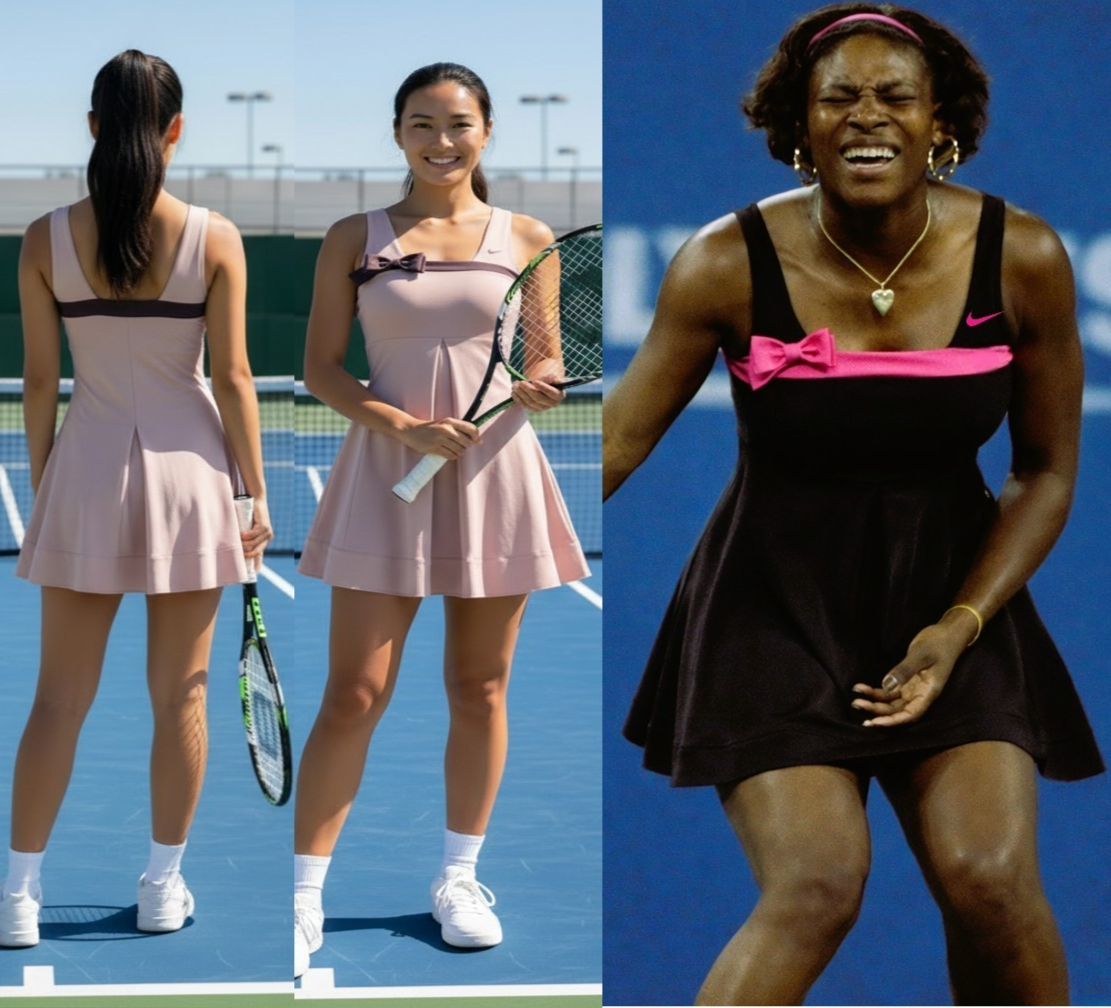 Nwt Nike Tennis Dress w/ Bra pleated skirt S Small Serena Williams | eBay
