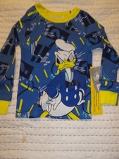 Size 4 Donald Duck 2 Piece Disney Pajama Set NIP