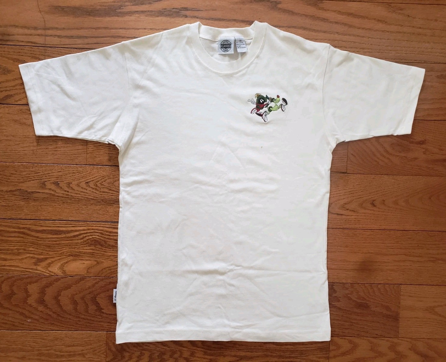 Vintage 1994 Marvin The Martian & K-9 Looney Tunes Warner Bros T-Shirt Size S