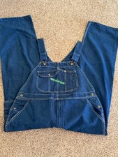 Key Imperial Bibs Bibbers Overalls Blue Jean Bibs Size 42 x 30 Very NICE