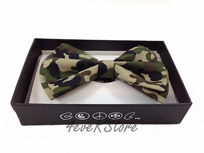 Cool Army Camo Suspender And Bow Tie Combo Set For Men And Women – Unisex Accessory - View #2