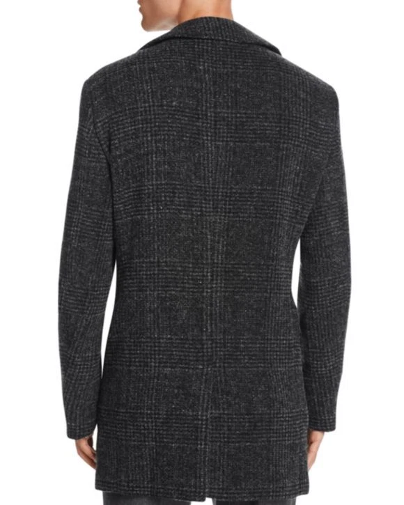 Abrigo Hickey Freeman fieltro lana pata de gallo carbón $1195,00, talla 46 Foto 4 de 4