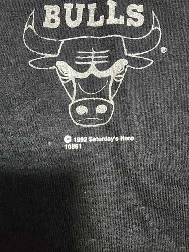 Vintage Chicago Bulls uomo taglia XL punto singolo, segnale sportivo, 1992 - Foto 5 di 8
