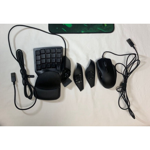 Razer Tartarus V2 Gaming Keypad Naga Trinity Mouse Esports w/ Gaming Keyboard - Picture 1 of 12