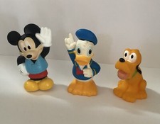 Disney  Just Play   Set of 3 Characters Bath Tub Pool Toys Mickey Donald Pluto