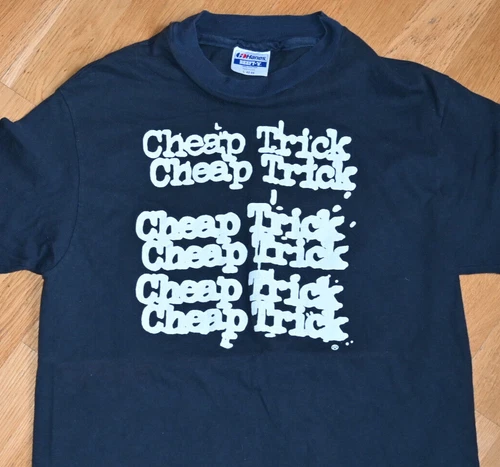 CHEAP TRICK vintage rock concert USA Tour tee 1980s vintage concert t-shirt, vintage, single stitch, B+ condition
