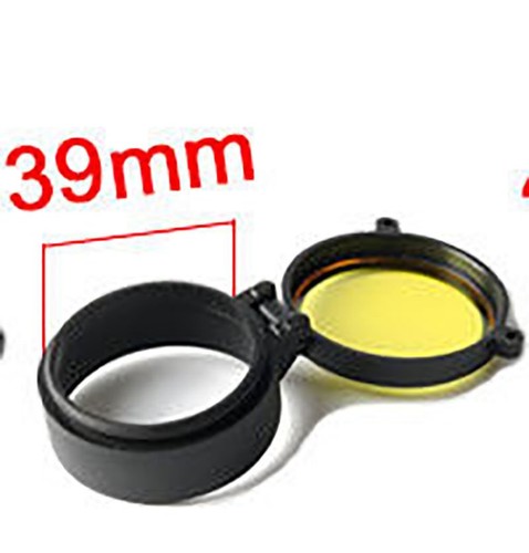 Rifle Scope Quick Spring Protection Lens Cover Flip Up Cap Objective Lense Lid - Picture 12 of 38