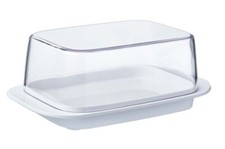 BURRIERA PORTA BURRO 250 GR CON COPERCHIO TRASPARENTE 17x9,8x6,4 CM