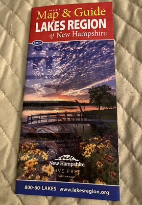 Map & Guide Lakes Region New Hampshire