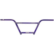 S&M BMX CRUISER 4pc HANDLEBAR TRANS PURPLE 4130 CHROMOLY