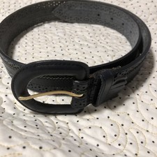Amanda Smith Women  s Belt Black Leather Size M