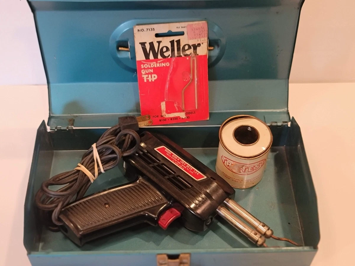 WELLER-APEX Vintage Model 8200 N Soldering Gun 100/140 Watts New Tip and  Solder | eBay