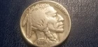 1935 S USA Buffalo Nickel 5 Cent Coin.