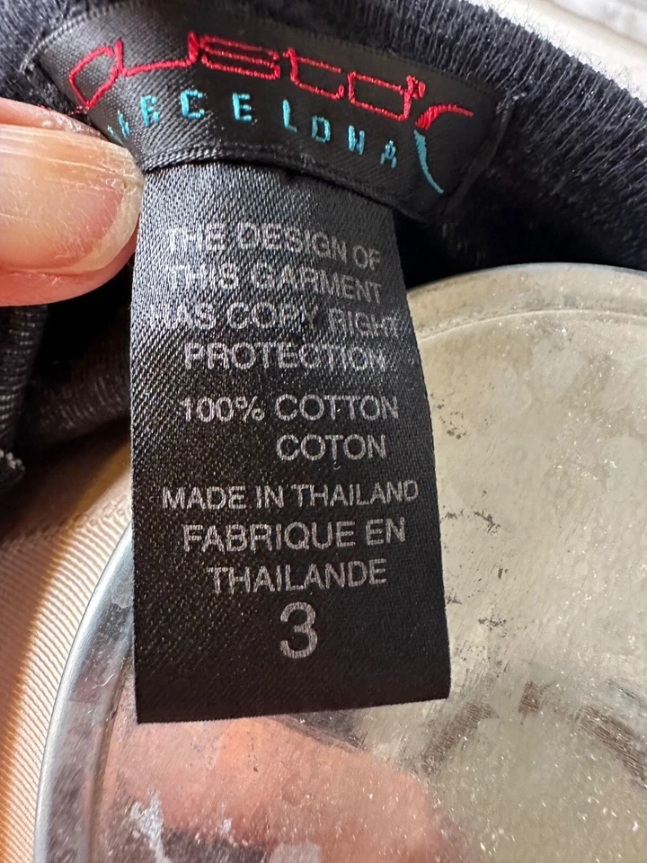 Camisa De Colección Años 90 Custo Barcelona Sin Mangas Arte Pop Gráfico Cara de Niña Abstracta XL Foto 2 de 4