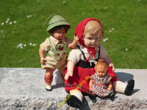 3 Celluoid dolls, Edr Germany 3/8, Scorpio 19 (Celba), turtle, - Picture 1 of 5