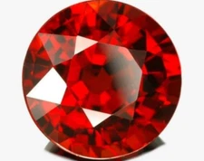 RED GARNET 2.5 MM ROUND CUT 15 PIECE SET ALL NATURAL