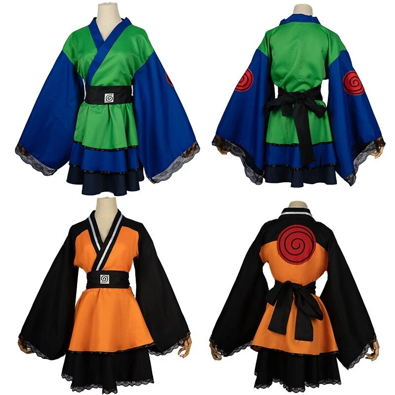 Narut Disfraz Cosplay Kimono Amine Ninja Goku Conjuntos Completos Niños Adultos Halloween Foto 4 de 4