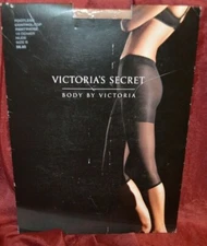 Victoria Secret FOOTLESS Control Top Pantyhose SIZE B NUDE capri H48