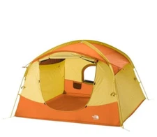 The North Face Sequoia 4 Tent, Style# NF0A87BSY04, Color Yellow Silt/Desert Rust