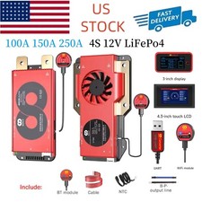 Daly Smart BMS 4S 12V Lifepo4 Battery 100A/150A/250A Bluetooth Module UART lot