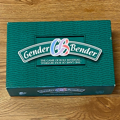 Gender Bender the Game of Role Reversal Board Game 1988 Vintage Complete