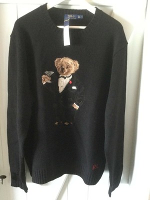 polo bear sweater ebay