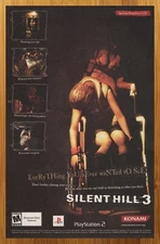 2003 Silent Hill 3 Playstation 2 PS2 Vintage Print Ad/Poster Video Game Art 00s
