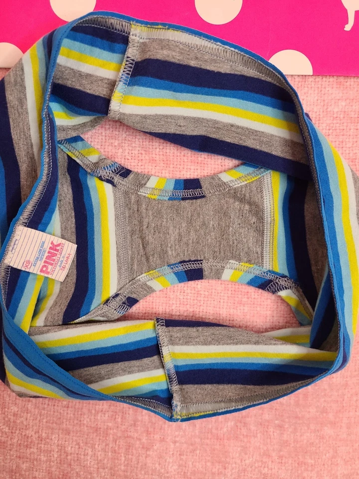 Braguita Hipster de tiro bajo de algodón talla XS rara de colección vs rosa Foto 4 de 4