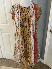 Anthropologie Verun Bahl Taylor Pintucked Mini Dress XS EUC