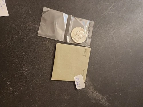 1938-P Washington 'UNC'.90 Silver U.S. Quarter Better Date BU #0321