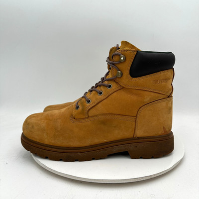 Wolverine Men Sz 9.5M W01038 Brown Cheyenne Leather Oil Slip Resistant Work Boot