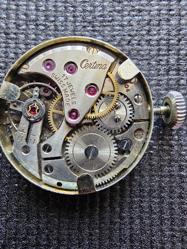 Movimiento y esfera de reloj Certina/Cadillac (raro) - Imagen 3 de 4