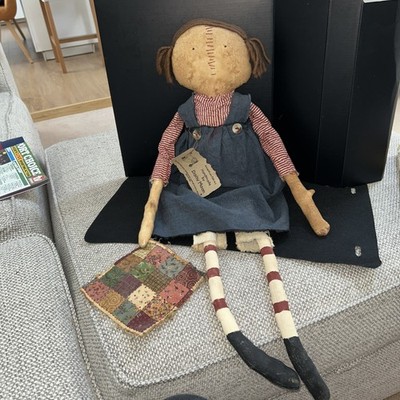 OOAK Handmade Primitive American Folk Art Doll ''Daisy'' Stoffpuppe 65cm Daisy Moon