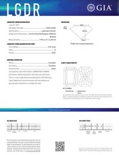 2.02 Ct Radiant Cut GIA Certified Lab Grown CVD Diamond G Color VVS2 Clarity 420.30 per carat