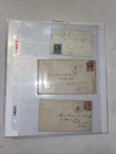 USA Stamp Collection 1800s and Early 1900s Stamp Covers All In Binder