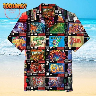 Super Nintendo Entertainment System Hawaiian Shir