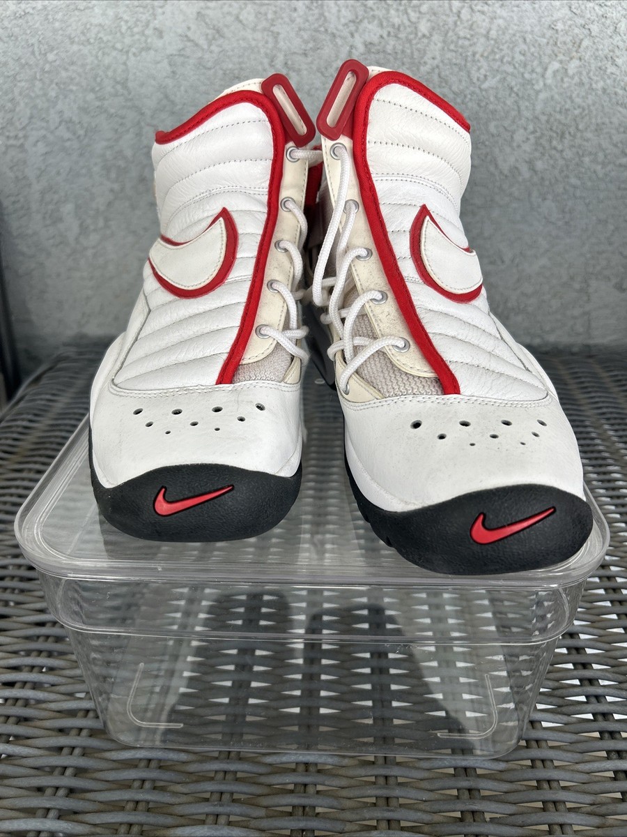 Nike Shake N'Destrukt White Red 2017 Size 10 Authentic Rare Used