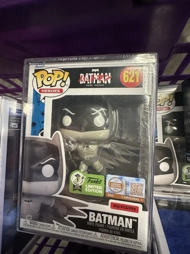 Funko Pop! Batman (bat-manga) ECCC Black And White #621 Grail LE 500pcs IN HAND