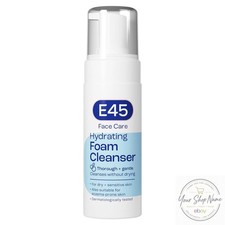 E45 Foaming Face Wash  Daily Cleanser for Dry & Sensitive Skin  Gentle Makeup...