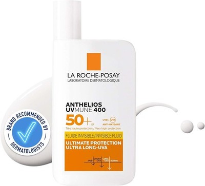 ORIGINAL La Roche-Posay Anthelios UVMune 400 Invisible Fluid LSF50+ 50ml 100% NEU