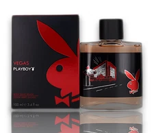 PLAY BOY VEGAS BY PLAY BOY 3.3/3.4 OZ AFTER SHAVE SPLASH FOR MEN 
